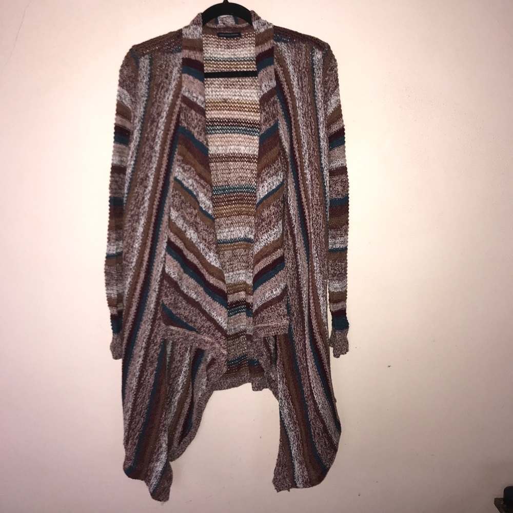 American Eagle Knit Striped Sweater